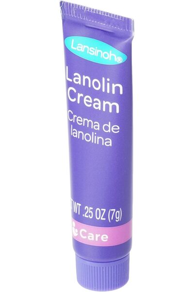 Lansinoh كريم حلمات اللانولين HPA، 7 غرام، أبيض