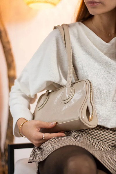 Nudia Monra Long Strappy Baguette Model Hand Arm and Shoulder Bag