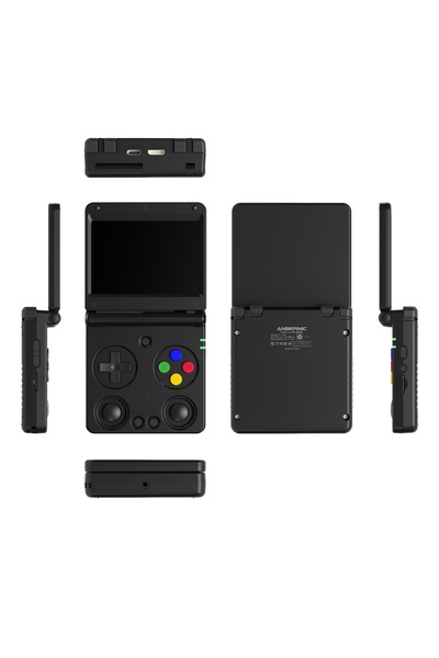 Kontorland Anbernic RG34XXSP Taşınabilir Retro El Konsolu, 3.5’’ IPS Ekranlı ...