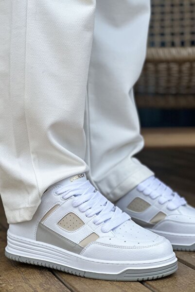 Chekich CH2410 - حذاء رياضي رجالي CBT Avax أبيض / بيج