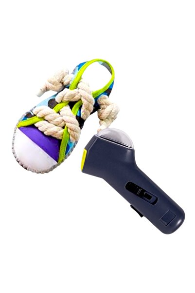 OEM Jucarie canina,pistol lansator boabe mancare,17 cm cu jucarie canina ptr dentitie,pantofior muzical