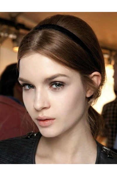 Be Best Women's Black Thin Velvet Crown Be297