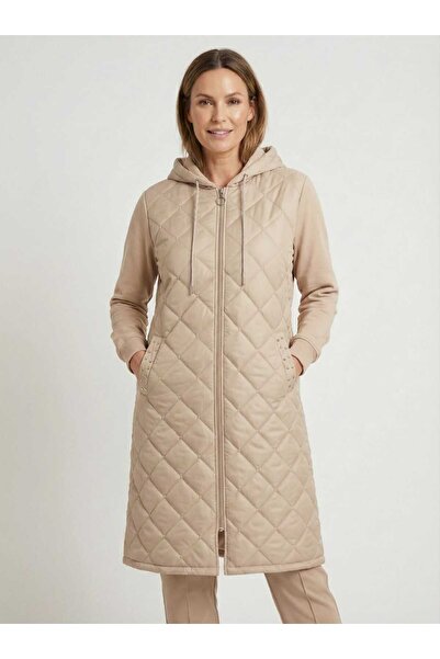 LOVE ÖNÜ KAPİTONE ARKASI VE KOLLAR VİSKON KAPÜŞONLU KABAN