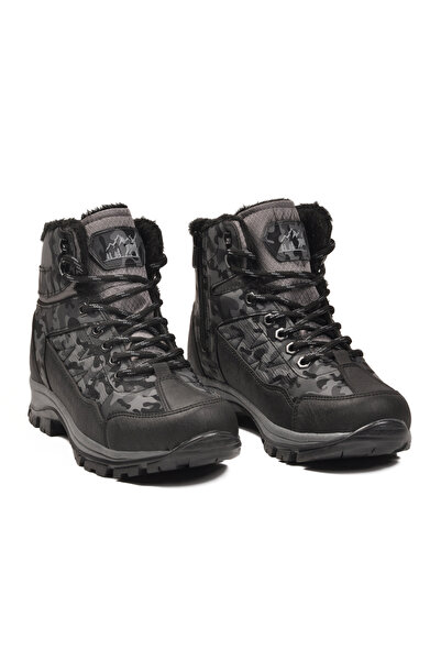 WALKWAY 980 Fur Inside Non-Slip Cold Resistant Smoked Unisex Boots