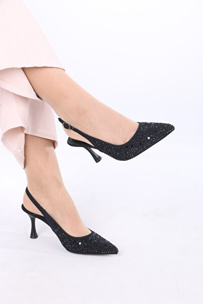 Layber Women's Stone Pattern High Heel Shoes Comfortable Women's Heeled Shoes Evening Dress Shoes