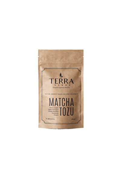 Terra Verde Matcha Tozu 50 G (Glutensiz/Vegan)