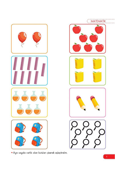Enine Boyuna Eğitim 🧠   Preschool Mathematics Book