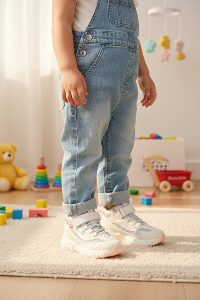 AYAKMOD Cool Bella Long P beli čičak Sa deznom sportske cipele za devojčice