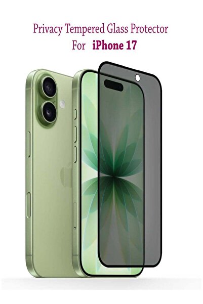 Generic واقي شاشة زجاجي مقوى لاصق بالكامل، بتقنية "الدرع الخفي غير المرئي" لهاتف آيفون 17 من آبل.