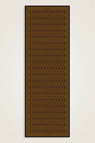 Imannoor Zincir Desen Logo Pamuk Floş Şal