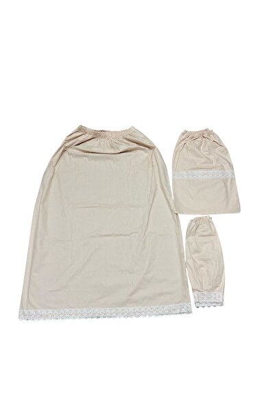 CENGİZ ÇEYİZ Özel Dikim Ayaklık Kolluk Etek Takımı 63 Tel %100 Pamuklu Kumaş ...