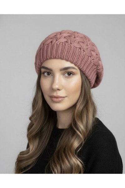 Şirin Giyim Aksesuar Căciulă tricotată pentru pictori - Prune, elegantă, de i...