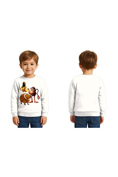 SEDİRLİ Unisex Braınrot cu imprimeu Copii Swae tricou 3 fire cu borduri