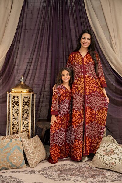 AFandina جلابية الام والبنت لمسة فخامة بطابع عصريSM -33