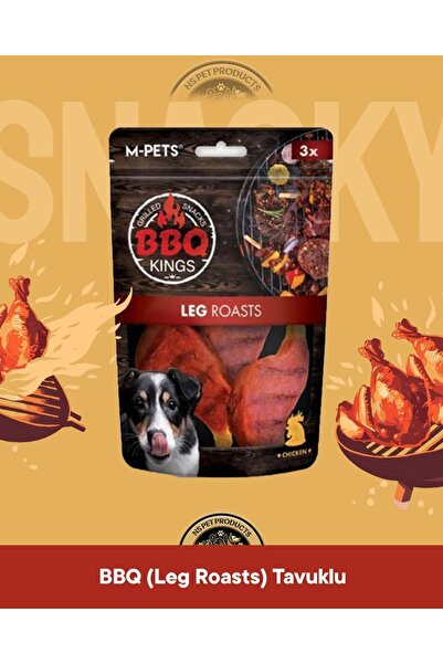 M-PETS Bbq Kings Leg Roasts Tavuklu Köpek Ödül Maması 70 gr