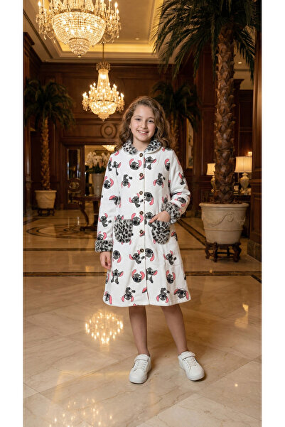 ATA7 فستان "ستيتش والفراء المنقوش"