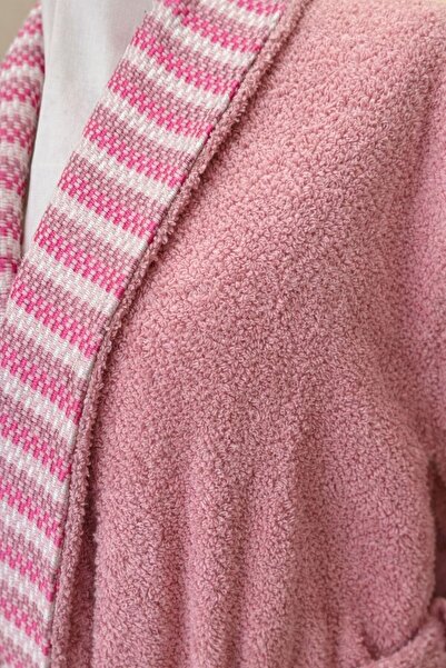 GOLDROOM روب حمام طبيعي 100% قطن. (منشفة وجه 50*90 سم مع هدية)