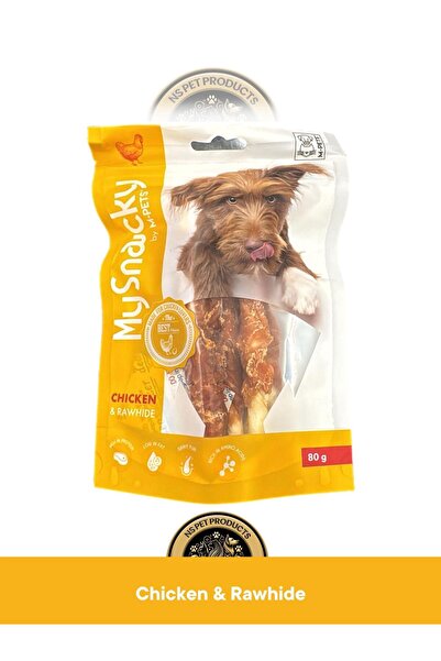 M-PETS My Snacky Chicken & Rawhide - Tavuklu & Sığır Derili Köpek Ödül Maması...