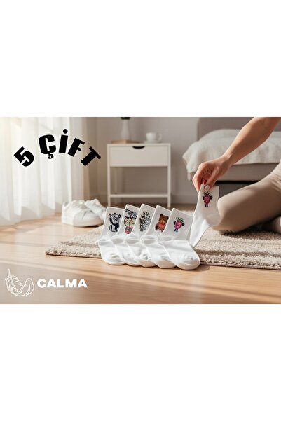 calma DESENLİ KOLEJ ÇORAP 5 Lİ