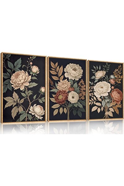 ALAYRA International لوحة فنية جدارية أنيقة تجريدية مؤطرة، مقاس 40 × 60 سم