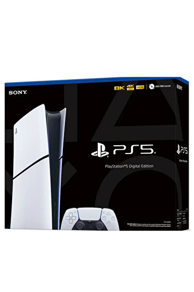 Sony Drmzz İthalatçı Orjinal PlayStation 5 Slim Konsol Dijital Sürümü - PlayStation 5 Türkçe Menü