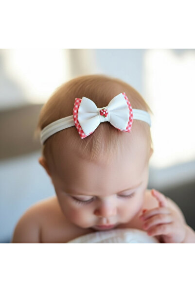 EGOMİ Strawberry Embroidered Baby Bandana