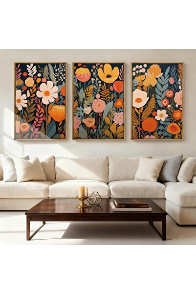 ALAYRA International لوحة فنية جدارية أنيقة تجريدية مؤطرة، مقاس 30 × 40 سم