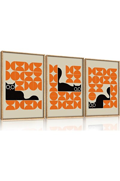 ALAYRA International لوحة فنية جدارية أنيقة تجريدية مؤطرة، مقاس 30 × 40 سم