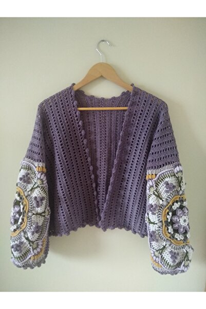 Guashe Hand Knitted Motif Cardigan