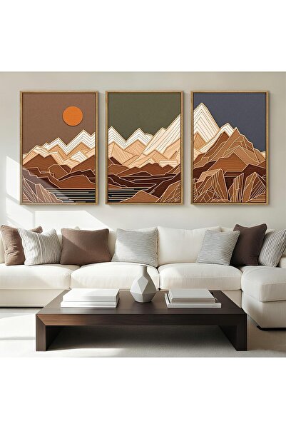 ALAYRA International لوحة فنية جدارية أنيقة تجريدية مؤطرة، مقاس 30 × 40 سم