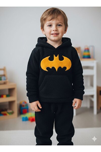 e-Bizz Store Erkek Çocuk Batman Baskılı Ikili Takım