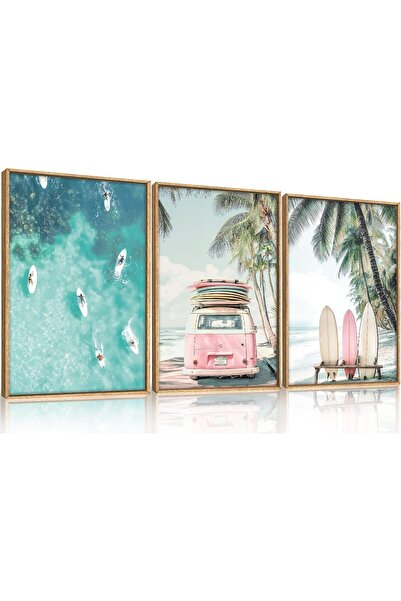 ALAYRA International لوحة فنية جدارية أنيقة تجريدية مؤطرة، مقاس 30 × 40 سم