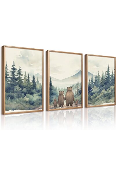 ALAYRA International لوحة فنية جدارية أنيقة تجريدية مؤطرة، مقاس 30 × 40 سم