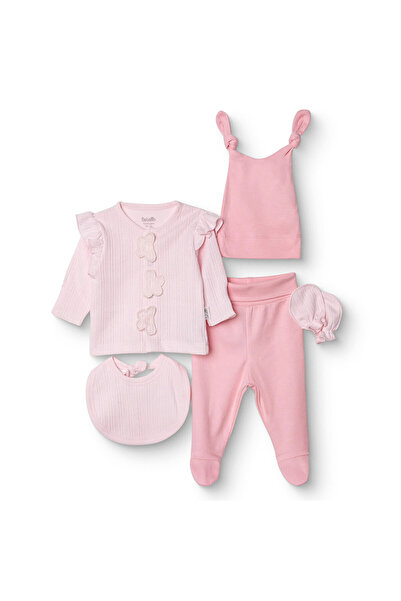 Bebetto , Kız, 5li Askı Hastane Çıkışı, Çıtçıtlı, Loves You, Bisiklet Yaka, U...