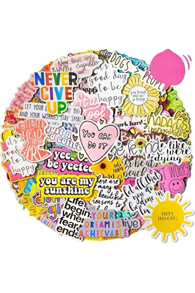 Generic 200 Pieces of Inspirational Motivational Stickers