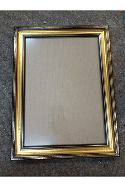 asel sanat 30X40Cm Boş Çerçeve Diploma Ve Fotoğraf Çerçevesi (GOLDSİYAH 40LIK)