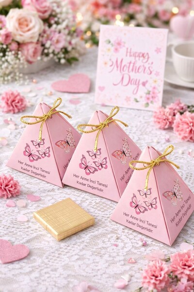 Emtory Gift Çikolata | Kelebek Konsept Sargılı Sütlü Çikolatalı Anneler Günü ...