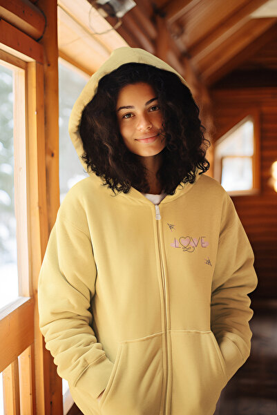 stil x Women's Sweatshirt with Zipper, 3-Ply Sharpened