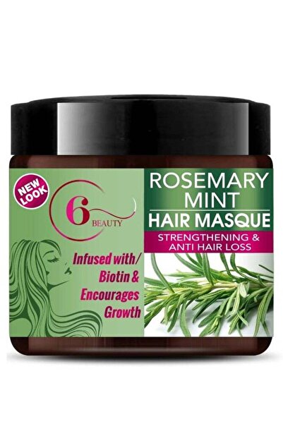 6 Beauty قناع للشعر بخلاصة إكليل الجبل والنعناع