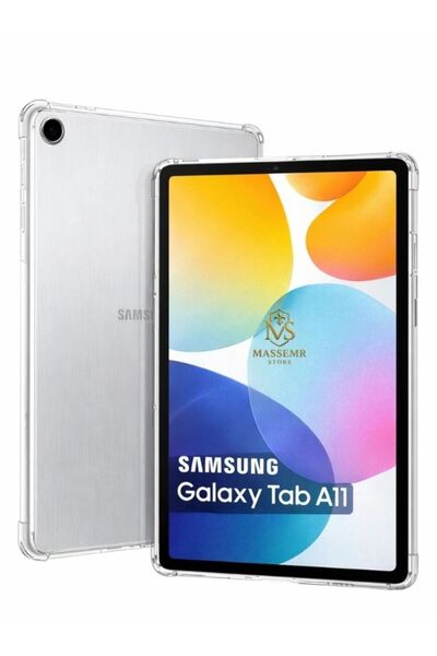 Massemr Samsung Galaxy Tab A11 Anti-Shock Tablet Case Shock-Absorbing Corner Protection Premium Silicone Flexible