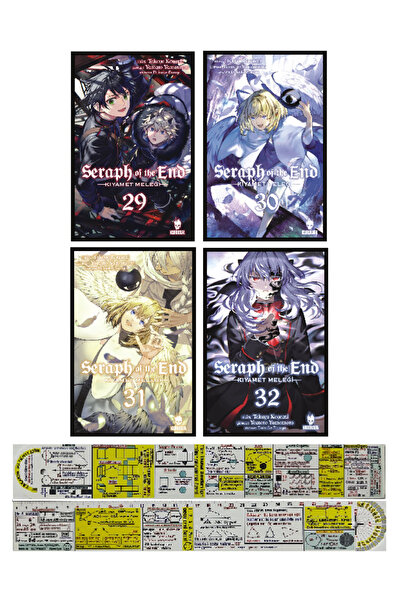 Kurukafa Yayınevi Seraph of the End 29-30-31-32. Ciltler Manga Seti + Özel Ce...