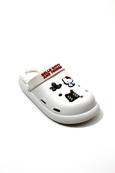 epona Papuci pentru copii Hello Kitty, ortopedici, anti-alunecare, cu talpă Eva, cu blană în interior