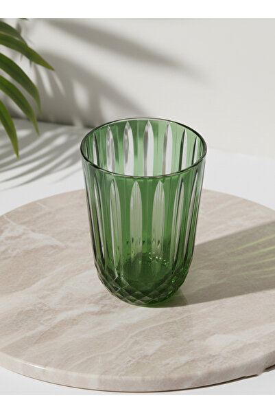 Paşabahçe Diony 6’lı Su Bardağı 265 ml – Renkli Dekorlu Uzun Çizgili Cam Bardak Seti