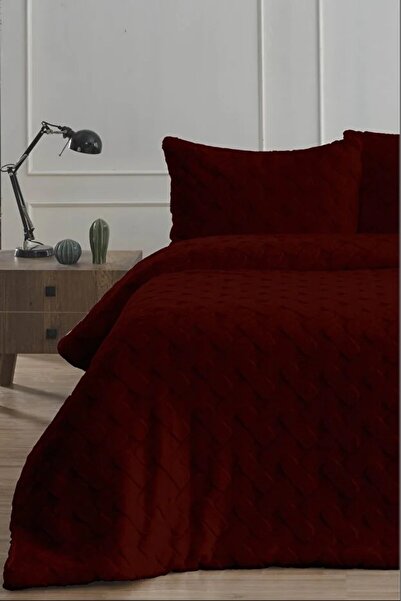 AK HOME TEXTİLE Diamond 3 Parça Pietra Çift Kişilik Kürk Comforter Yorgan Set...