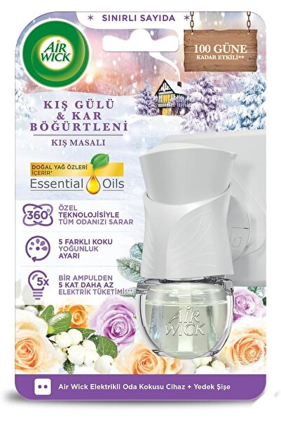 Ecosell Ecoshopf Air Wick Elektrikli Oda Kokusu Cihaz Yedek Şişe Kış Masalı K...