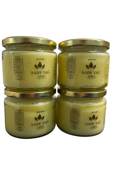 purelia Sade Yağ Ghee İnek 4 Lu 4x240 gr -Saf Yaşamın Özü - Sadeyağ