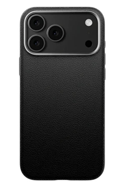 ÖzokStore غطاء ماج سيف من الجلد لهاتف آيفون 17 برو