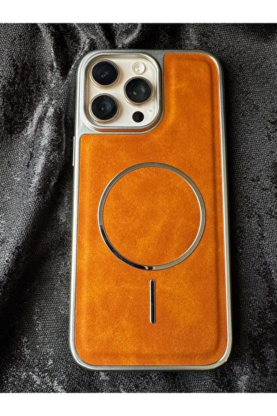 Store iPhone 17 Pro Max MagSafe Destekli Premium Deri Kılıf Premium