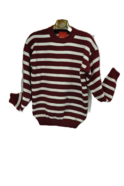 elma abone New Season Women's Beard-Striped Knitting Blouse