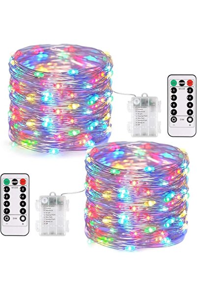 The Bros عبوتان من أضواء سلسلة اليراعات بطول 20 مترًا و200 مصباح LED